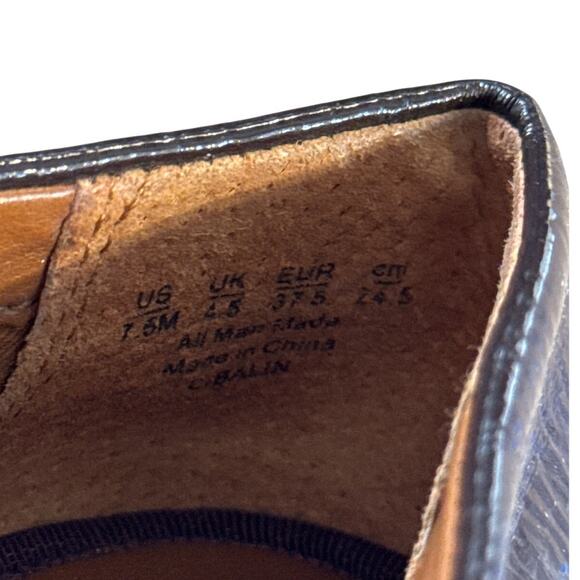 Just in 💫| Franco Sarto Balin Lug Sole Chunky Loafer Burgundy Crinkle 5M 7.5 - Picture 6 of 6